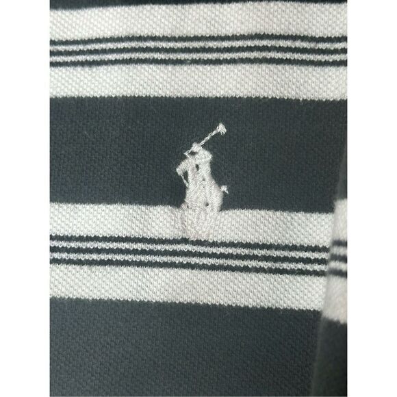 Polo Ralph Lauren black and white striped polo size XXL - Picture 3 of 8